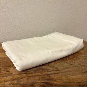 Pottery Barn Cameron Cotton Drape Curtain Panel White 50x96" Pocket Rod